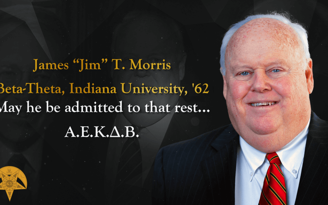Brother James “Jim” T. Morris Joins Chapter Celestial
