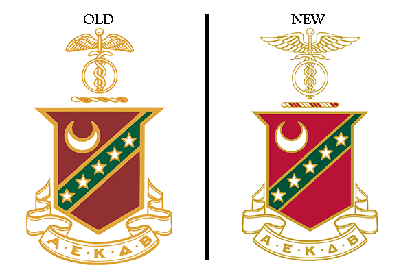Old Kappa Sigma Crest Compared to New Kappa Sigma Crest