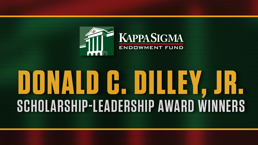 Kappa Sigma Endowment Fund announces a record $506,100 awarded to the 2024 Donald C. Dilley, Jr. Scholarship-Leadership Award Winners!